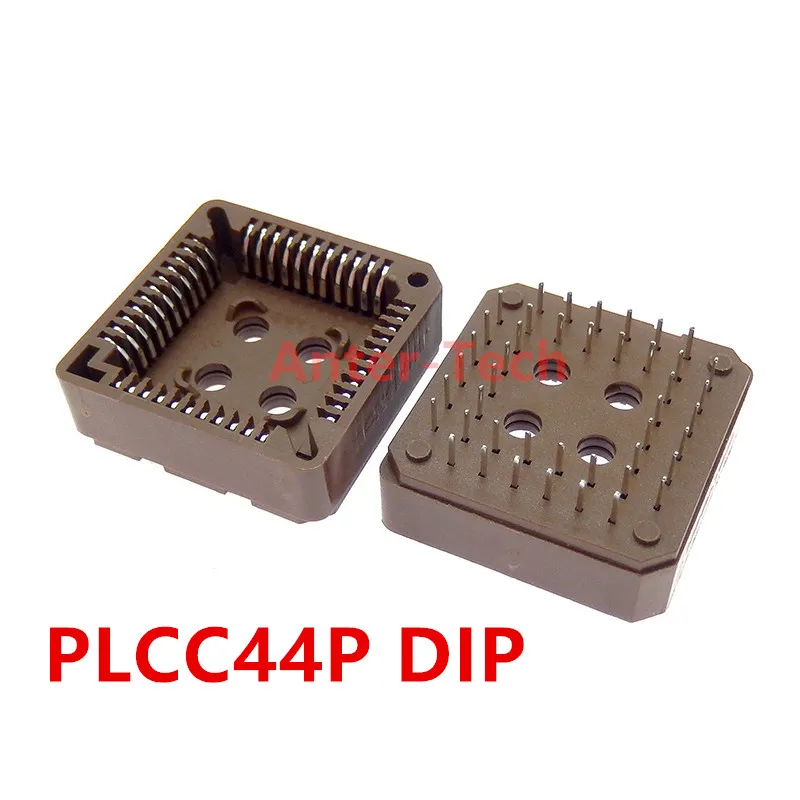 PLCC IC Socket DIP 44PINS PLCC-44 NEW DIP PLCC-44 IC chip carrier PLCC socket all around DIP In Stock