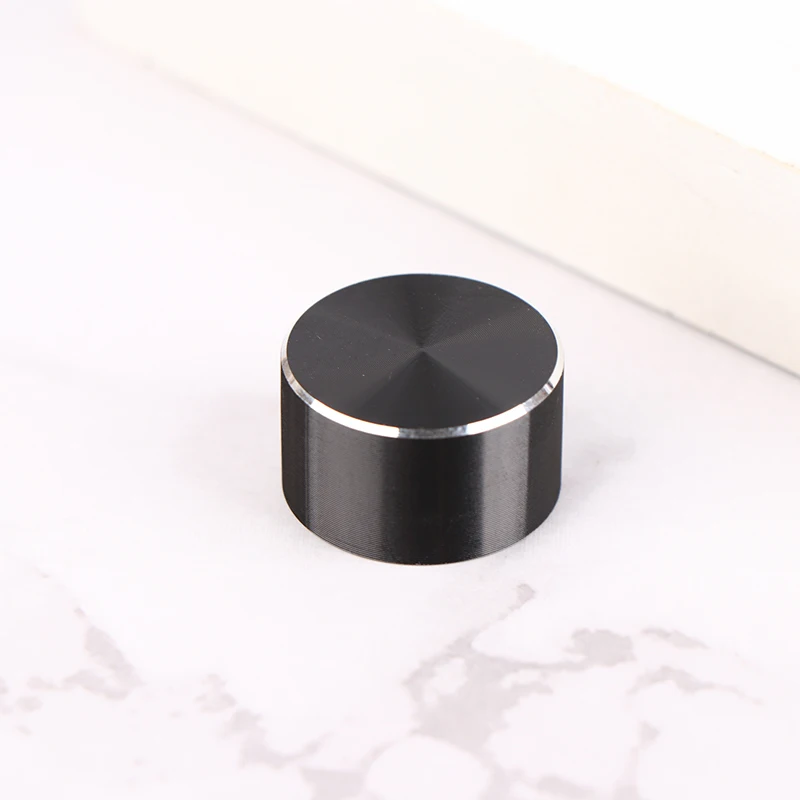 1Pcs 22x12mm 6mm D-Type Shaft Hole Potentiometer Control Knob For Volume Tone Knobs Black