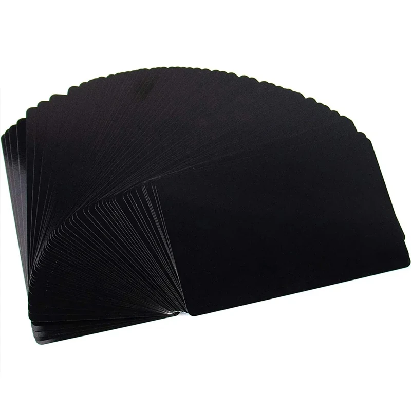 بطاقة NFC سوداء قابلة للطباعة، مادة PVC سوداء غير لامعة لبطاقة الوسائط الاجتماعية للأعمال الرقمية