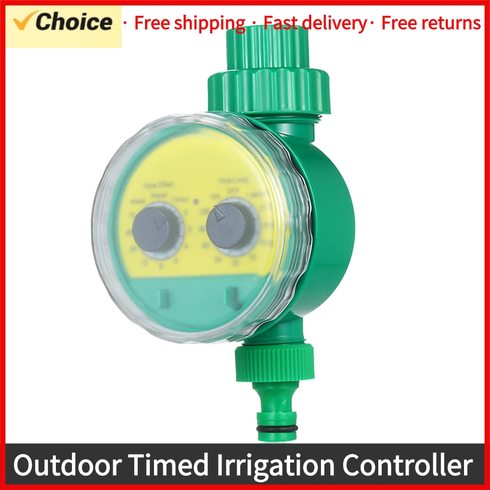 Outdoor Timed Irrigation Controller Automatic Sprinkler Controller Programmable Valve Hose Water Timer Faucet for Garden Farm