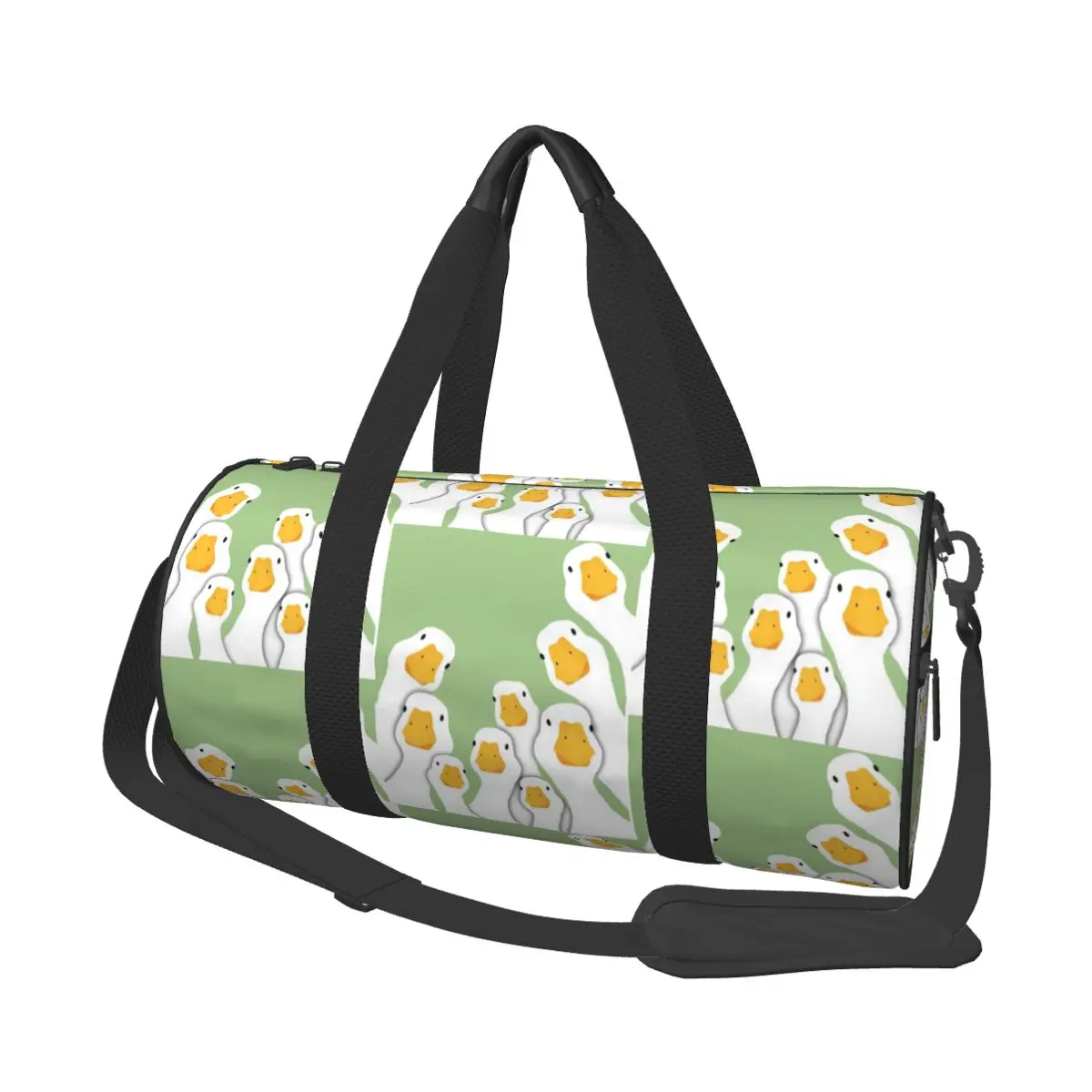 Cartoon Popular Goose Animal Large Duffle Gym Bag Multi-Functional Duffle Travel Bags Handbags Fitness bag