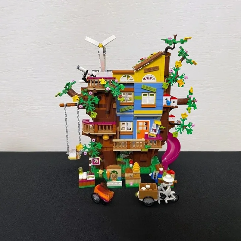 1114 pezzi creativi amicizia albero casa blocchi di costruzione architettura mattoni da costruzione giocattoli regalo per bambini ragazza o ragazzo