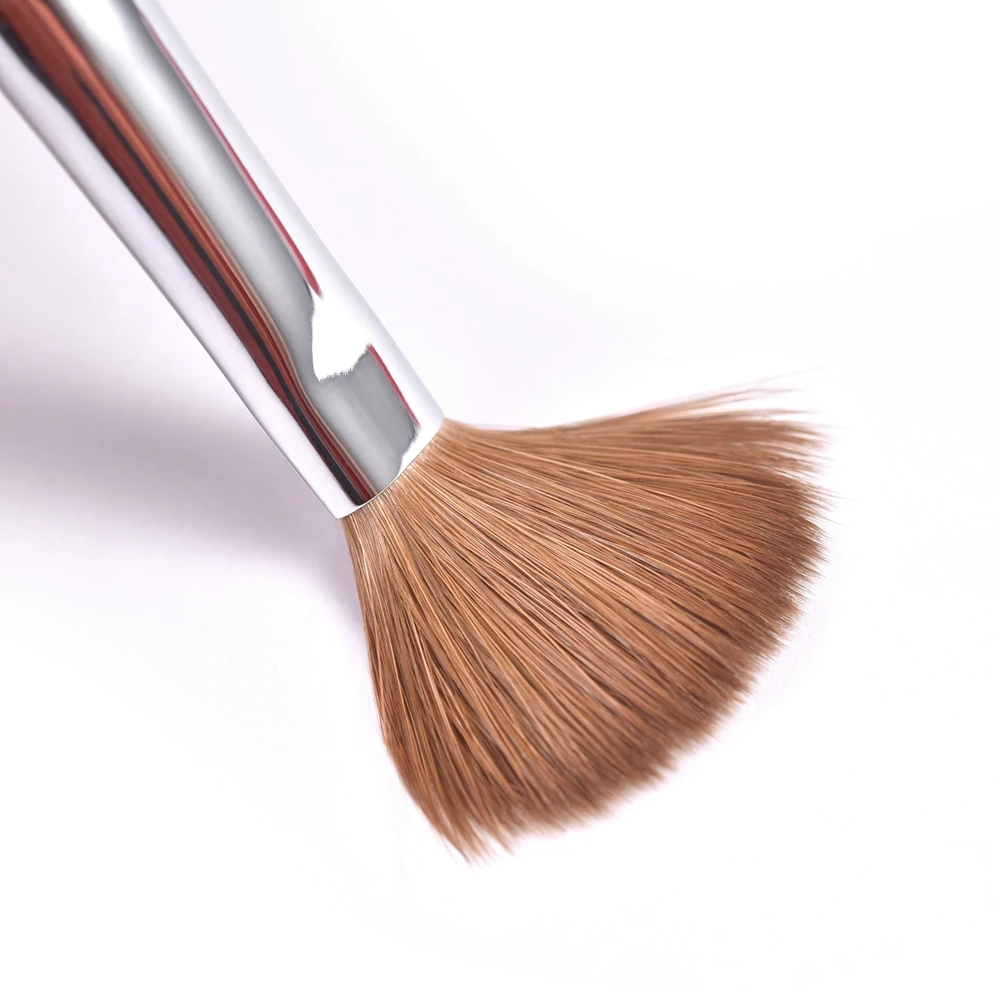 Kolinsky acrílico escova de unhas em forma redonda lidar com escova acrílica escovas de unhas gel construtor manicure escova ferramentas de desenho tamanho 2-18