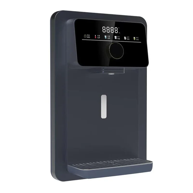 Dispensador de água doméstico de alta qualidade, montado na parede, quente e fria, máquina de tubulação, ajuste contínuo de temperatura