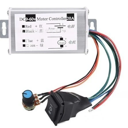 20A forward and reverse DC governor 12V24V36V48V60V pulse width motor driver PWM control board