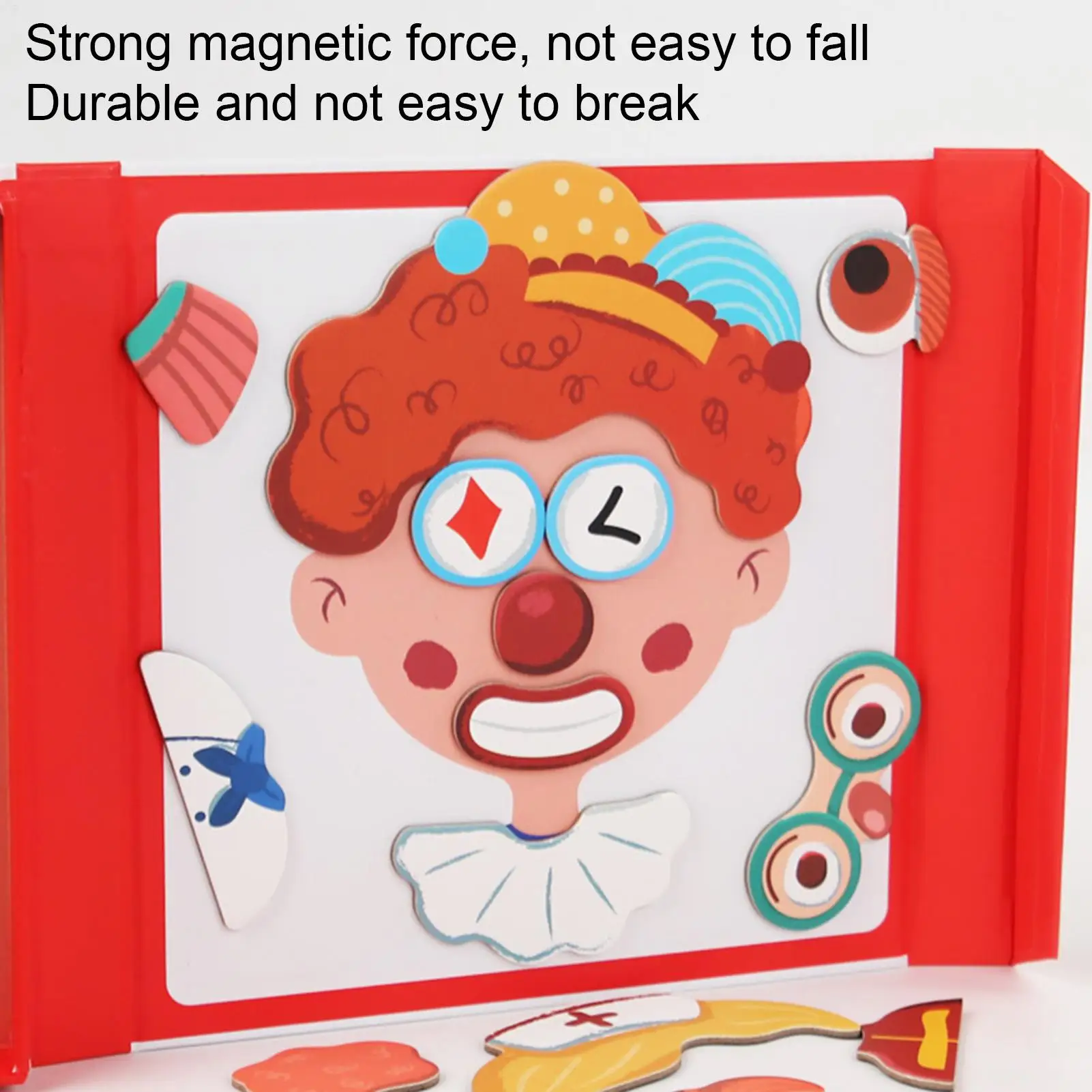 Magnetyczna Układanka Sensoryczna Drewniana Podróżna Magnetyczne Naklejki Puzzle Dopasowywanie Plansza Edukacyjna Gra Edukacyjna Do Domu Samochodu