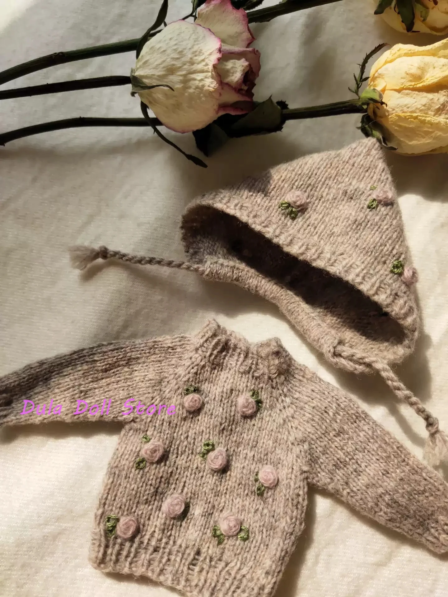 2026 Dula Doll Clothes Dress Cashmere handmade sweater Blythe Qbaby ob24 ob22 1/6 6 points body doll
