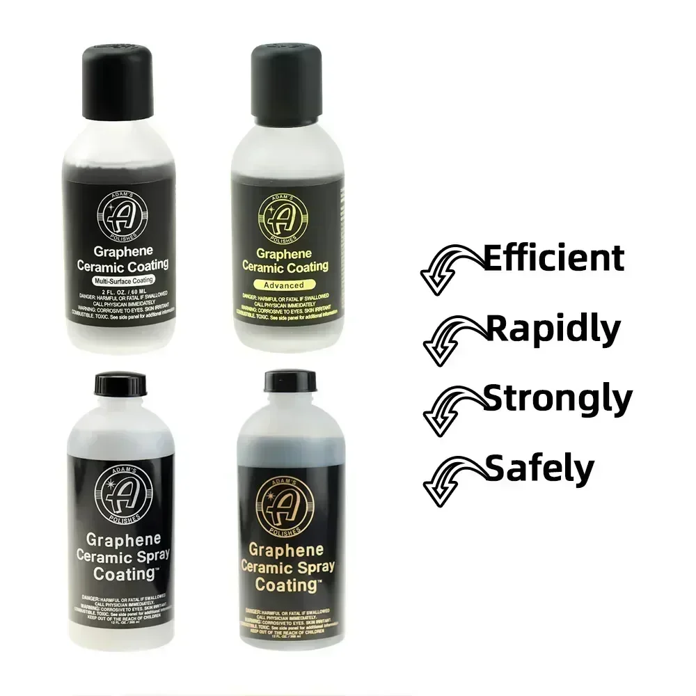 Graphene Ceramic Car Coating 10H for Cars 7+ Years of Protection Apply After Car Wash Clay Bar Car Buffer Polisher Motorcycle