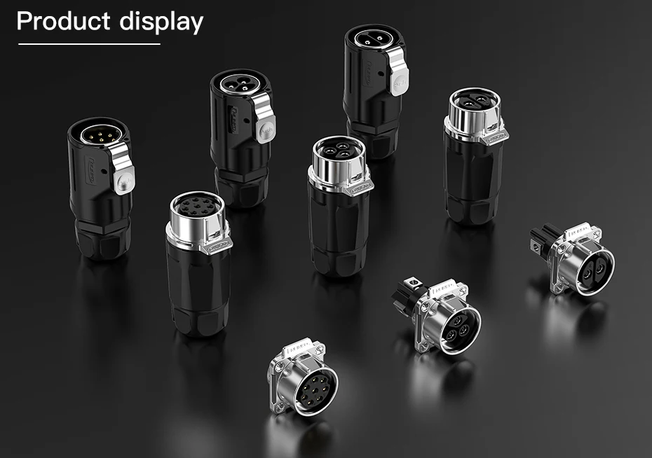 CNLINKO M28 Industrieller 2-Pin-Stromsteckverbinder-Kit LP28 Buchse und Stecker Wasserdicht IP68 50A 500V Schraubanschluss – Detail 13