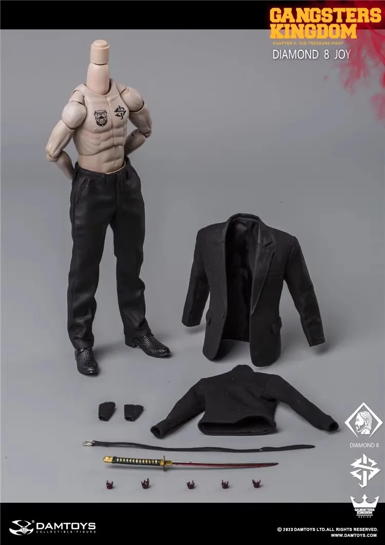 DAMTOYS-GK028 1/6 Soldier Gangsters Kingdom DIAMOND 8 Chain Y 12