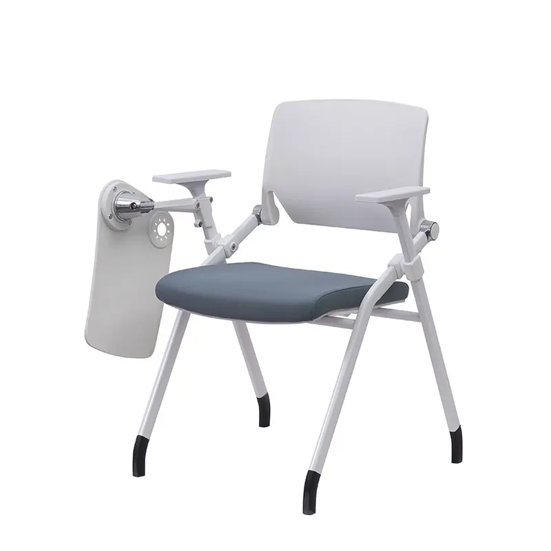 Modern style home and office chairs, folding conference chairs with writing desks, for sale in schools and halls