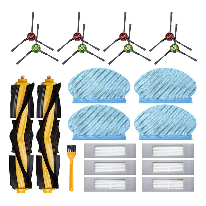 21 Piece Accessory Set For Ecovacs Deebot OZMO 920/950/Yeedi 2 Hybrid Vacuum Cleaner Replacement Parts