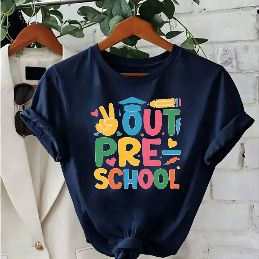 Peace Out Grad Shirt Pre-K Graduate Tee Women Pre-K Graduation Gift Last Day of School End of School Senior 2026 Teacher Gift