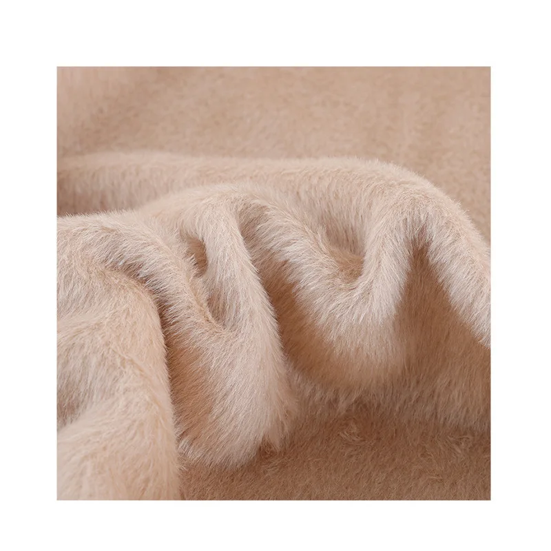 New 80 Australian Wool 20 Su Li Autumn and Winter Single-Sided Smooth Fabric Coat Fashion