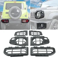 Luz antiniebla delantera de coche, protección de faro trasero, cubierta de lámpara de luz trasera para Suzuki Jimny JB74 2019-2025, accesorios exteriores ABS