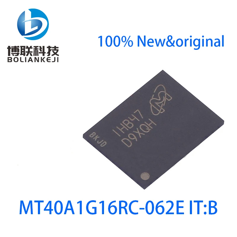 100% New&original MT40A1G16RC-062E IT:B FBGA-96 DDR SDRAM