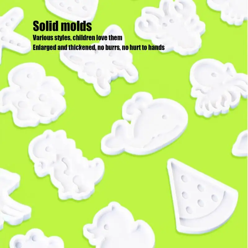 Zestaw zabawek Magic Fairy Water Zestaw ręcznie robionych żelów Magic Fairy Zestaw kreatywnych rękodzieła z 10 formami 3D Zabawki do szpachli zwierząt dla dzieci