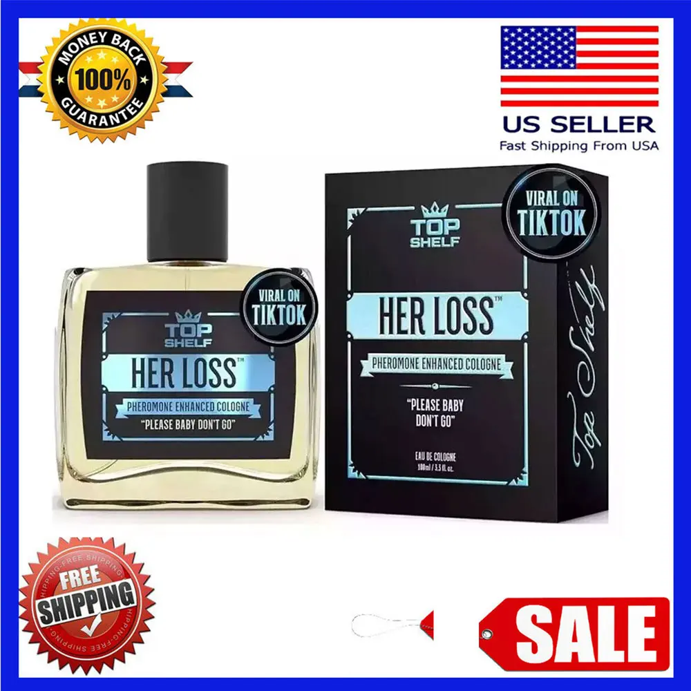 Su pérdida - Colonia de feromonas para hombres | Atracción y confianza | Eau De Toilette con aroma Glamour Awaken duradero de 50 ml para hombre