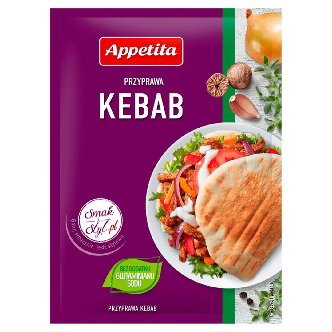Condimento Kebab Appetita: Sabor Auténtico 20g