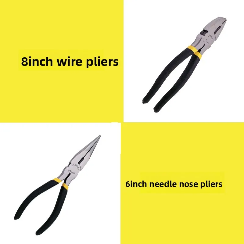 ชุดกล่องเครื่องมือในครัวเรือนสแตนลีย์ 25 ชุดเครื่องมือซ่อมแซมในครัวเรือนสากลชุดเครื่องมือ 92-006-23