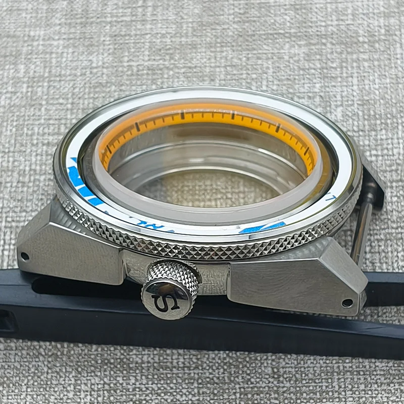 

NH35 King Samurai Case Fits 28.5mm Dial Fits NH35 NH36 7S 4R Automatic Movement Men's Watch Sapphire Crystal Glass Samurai Cases