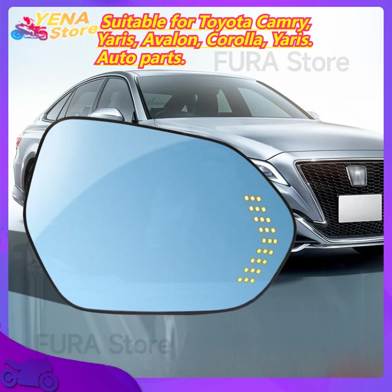 

Car rearview mirror with steering function. Suitable for Toyota Camry, Yaris, Avalon, Corolla, Yaris. Auto parts.