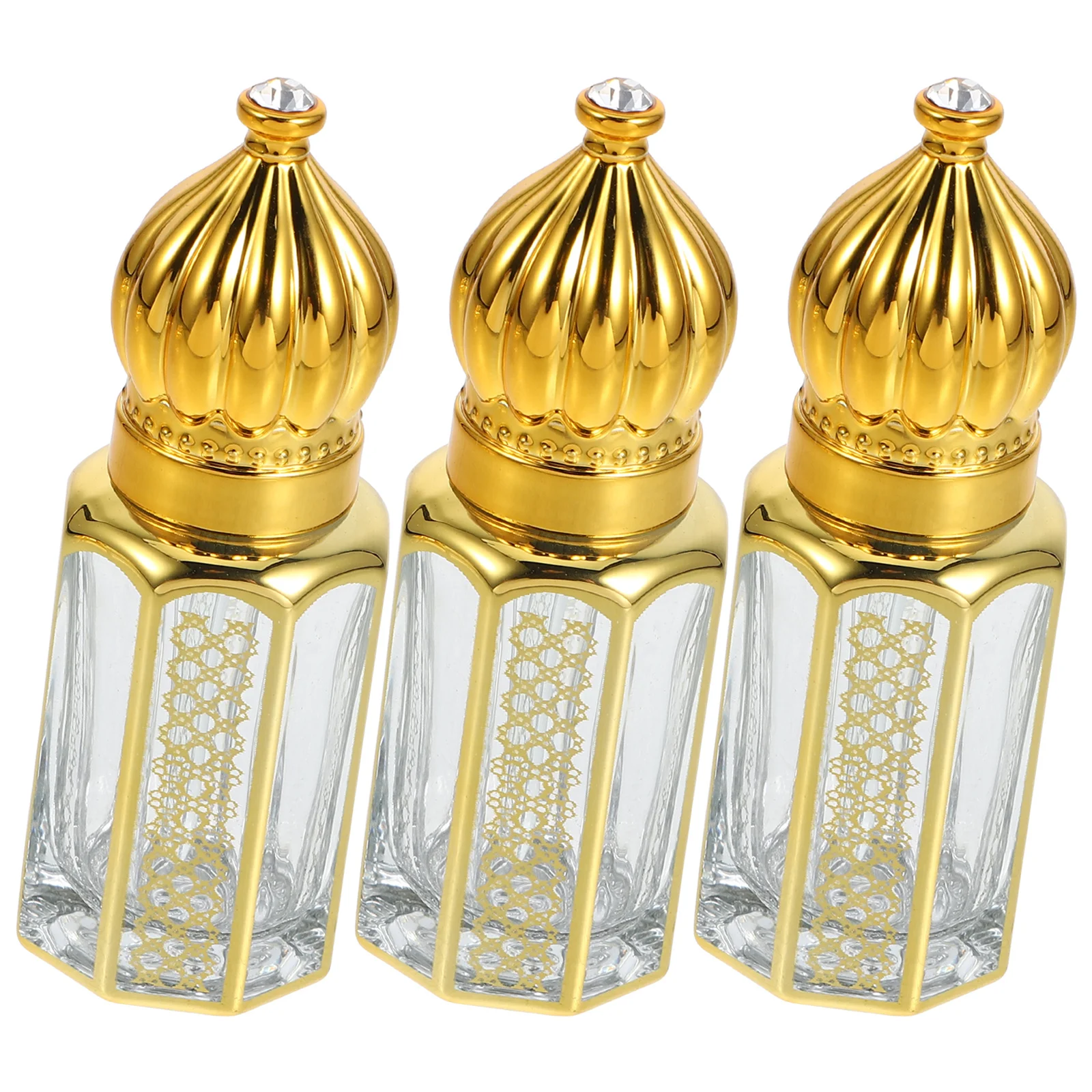 3 pz 6 ml Bottiglie di Olio Essenziale Vuote Riutilizzabili Contagocce Dispenser di Profumo Contenitori di Vetro Protettivi Uv Portatili per I Viaggi