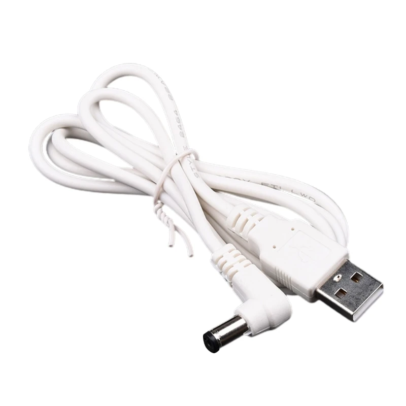 Kabel USB do dc5.5 x 2.5mm kabel Adapter bezpiecznego ładowania kabel dc5.5 x 2.5 prosta/zakrzywiona głowica wiele zabezpieczeń