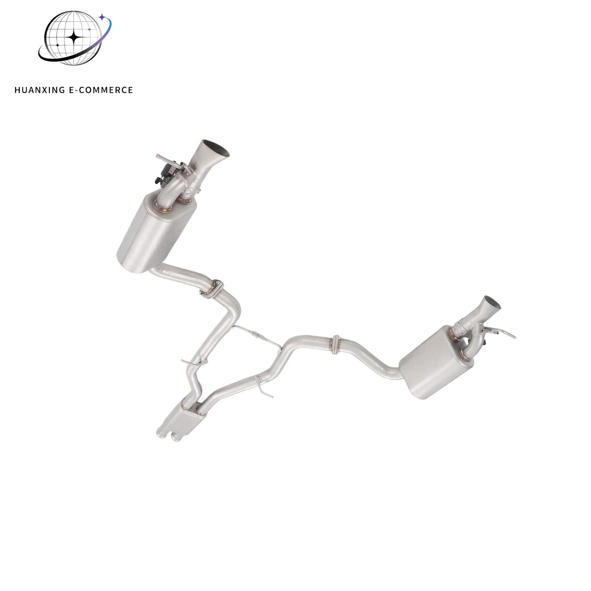 Stainless Steel Mid-Rear Exhaust Pipe for Mercedes-Benz W218 CLS300/320