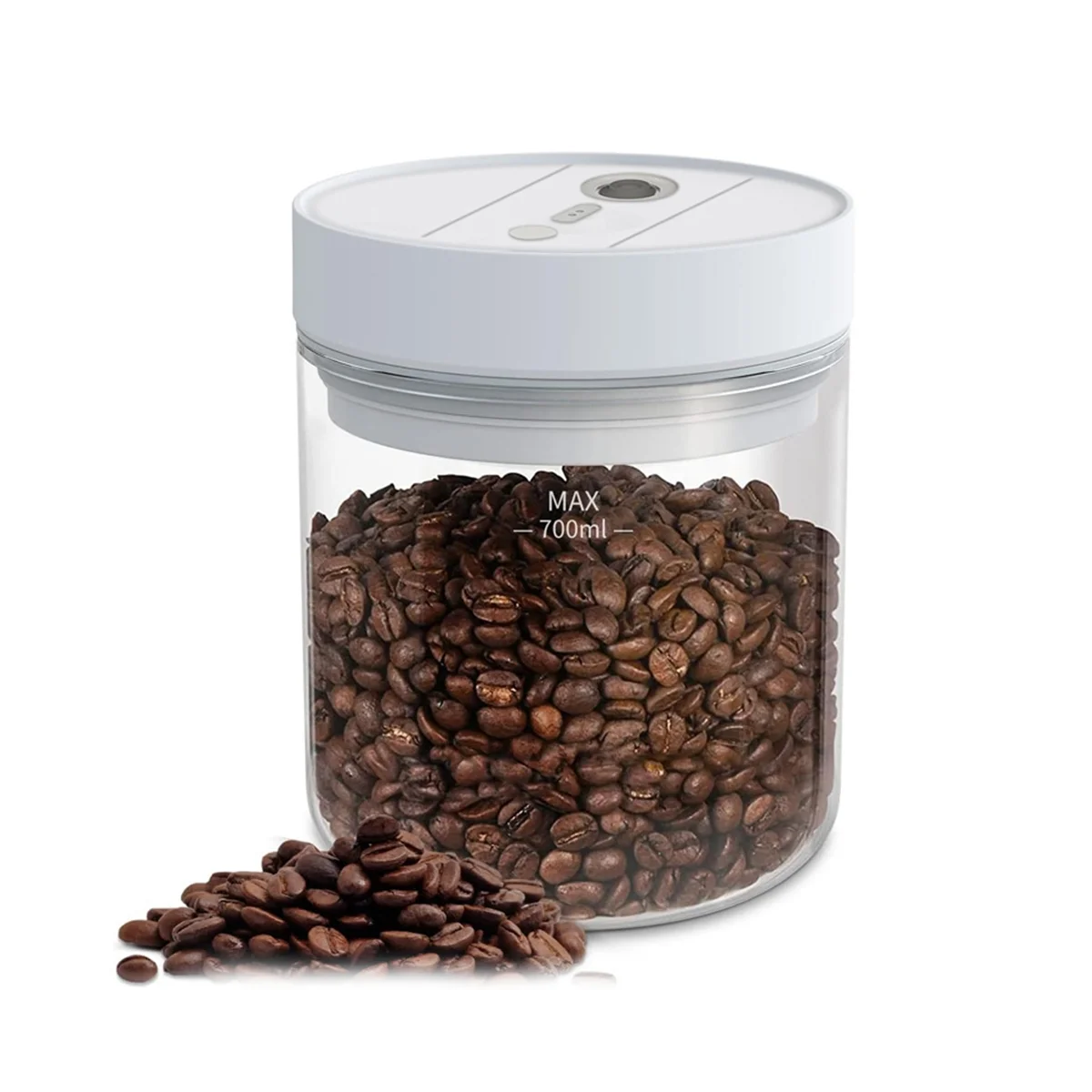 

Electric Coffee Beans Vacuum Sealed Tank Food Storage Jars Household Moisture-Proof Air Extraction Airtight Container-A