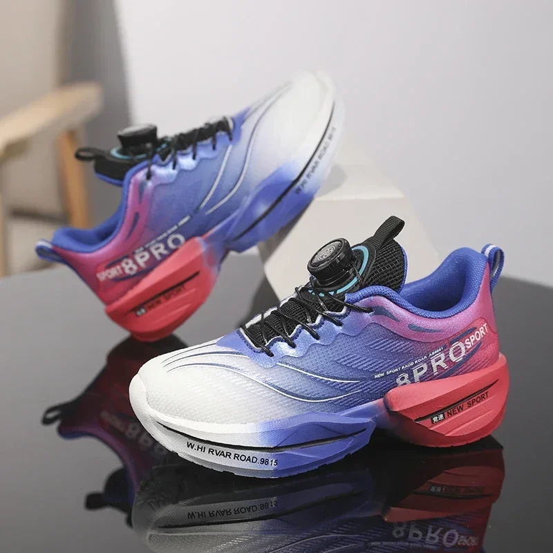 

Universal Matching Children Trainers Boys Girls Soft Elastic Sole Casual Sports Shoes For Playground Activities And Leisure Time
