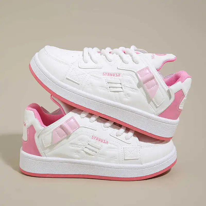 

Round Tip Thin Heel Womans Summer Sneakers Ladies Basketball Shoes Large Size Foot-wear Sports Visitors Trainners Sport