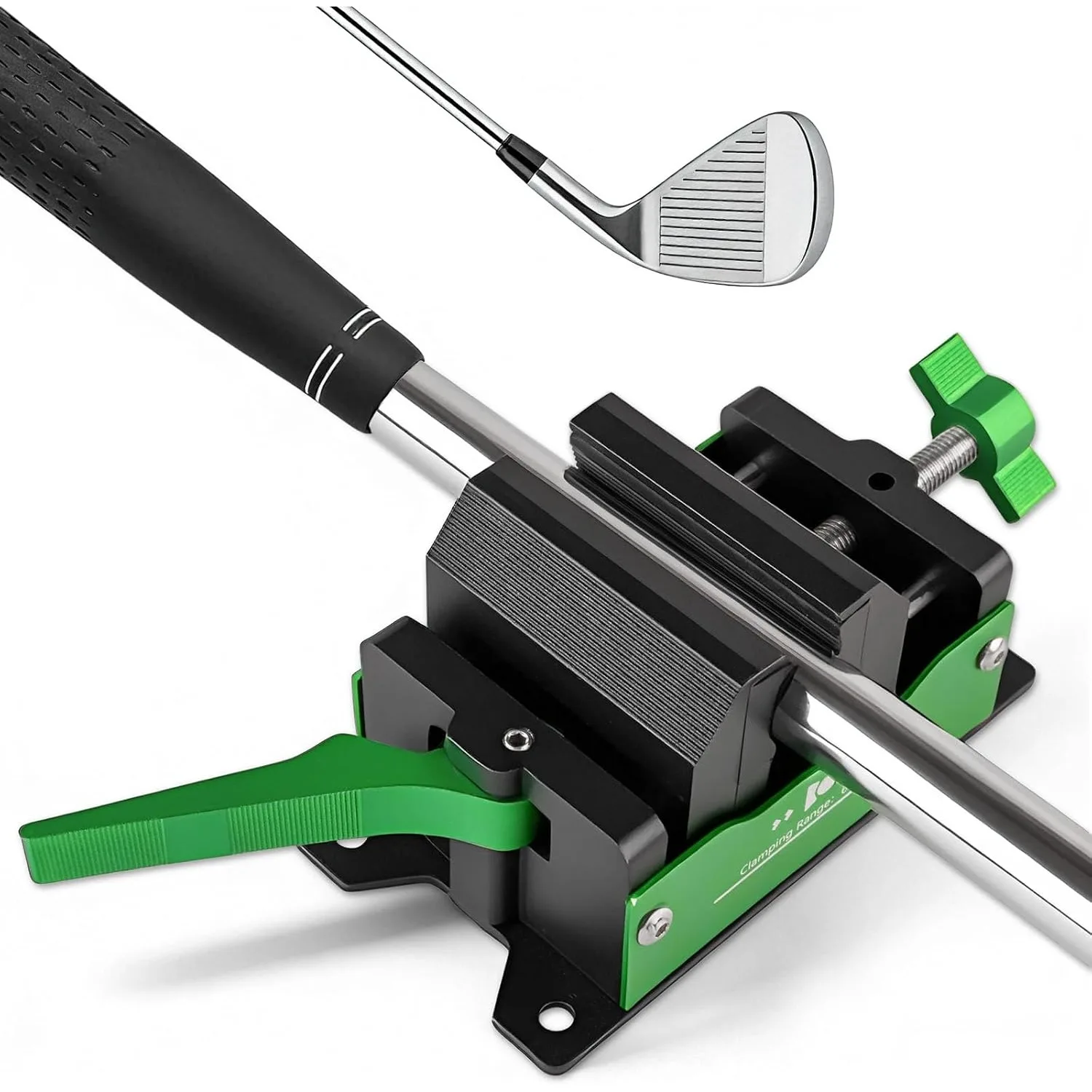 Golf Club Regripping Kit Aluminum Vise Clamp Quick Release Golf Shaft Vice Clamp Home Vise Clamp Golf Grip Removal Tool