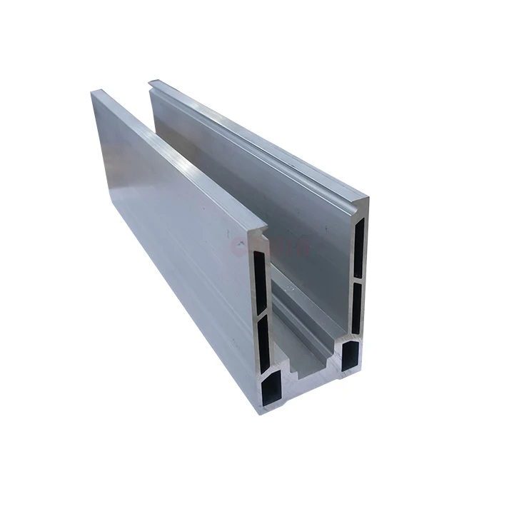 Personalizzazione Ponte esterno per interni Balcone Balaustra in vetro senza telaio Scale Ringhiera Corrimano Ringhiera a canale montata lateralmente a parete