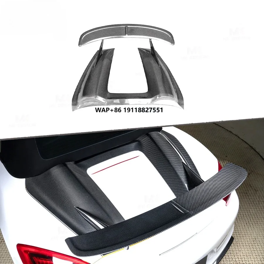 Wholesale Price Real Carbon Fiber Rear Modified Hump Wing Trunk Spoiler for  718 981 982 GT Style Rear Spoiler