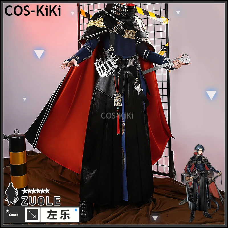 COS-KiKi Arknights Zuo Le Guard Game Suit Gorgeous Handsome Uniform Cosplay Costume Halloween Party Role Play Outfit Men