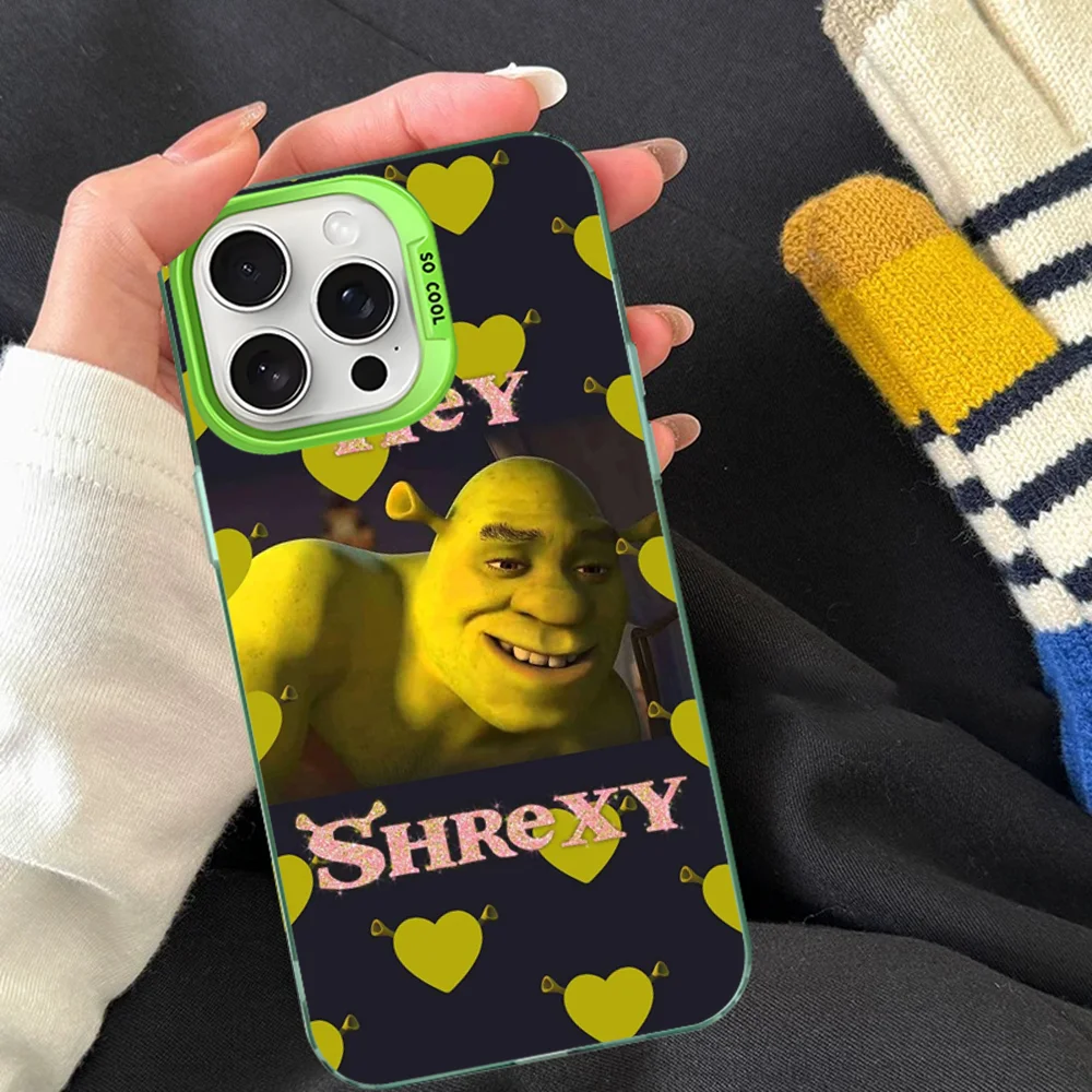 Cartoon Funny Movie S-ShrekS Phone Case For iPhone 16 15 14 13 12 11 Pro Max X XR XSMAX Matte Shockproof Back Cover