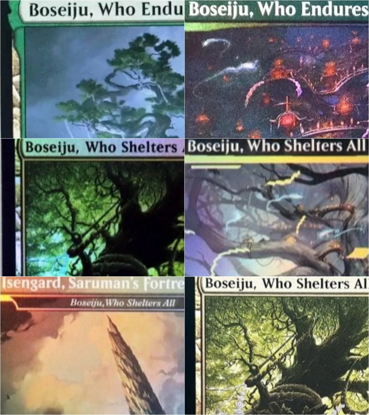 

"Boseiju, Who Endures/Boseiju, Who Shelters All" TCG Magical Cards Top Quality Proxy Cards Gathering Board Game Trading Cards