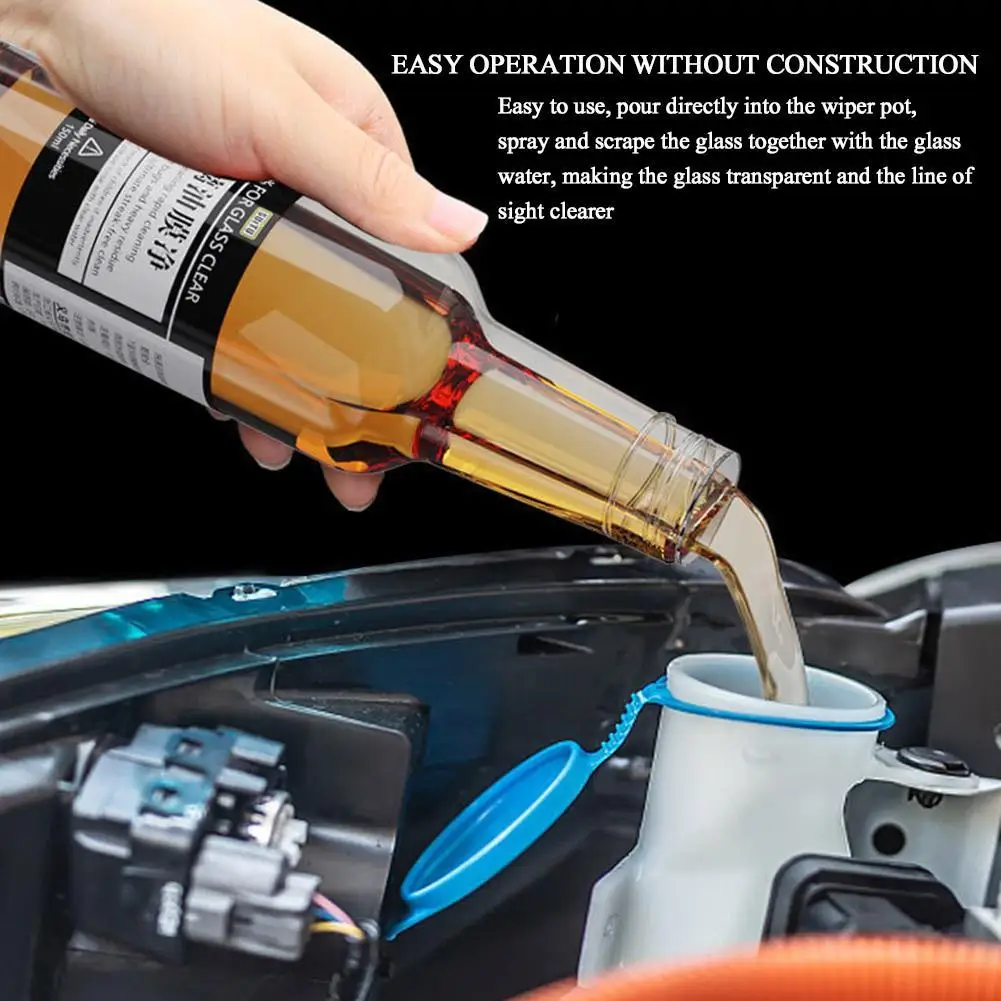 

Car Glass Oil Film Remover Paste Windshield Cleaning Tool Universal Glass Cleaner For Auto And Home Eliminates Coatings