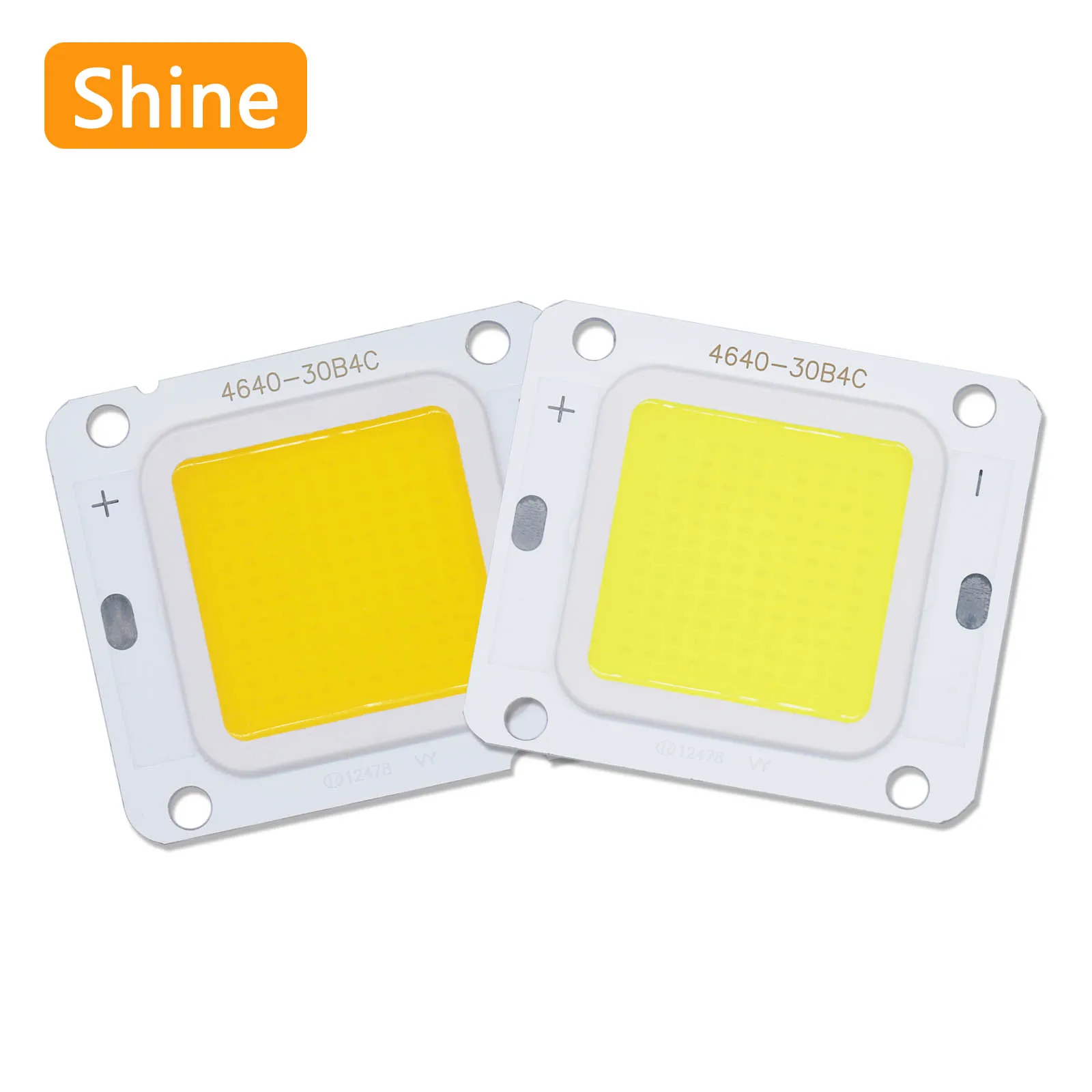 10 pz Ad Alta Luminosità 40 W 4640 LED COB Chip DC 12 V 2500mA Diodo LED Per Proiettore Faretto Proiettore Sorgente Luminosa Esterna FAI DA TE