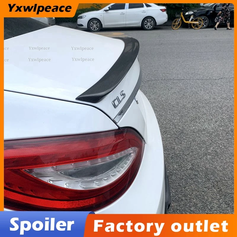 

For Mercedes CLS Class W218 Spoiler ABS Glossy Black Rear Trunk Lip Spoiler Wing AMG Style 2011 2012 2013 2014 2015 2016