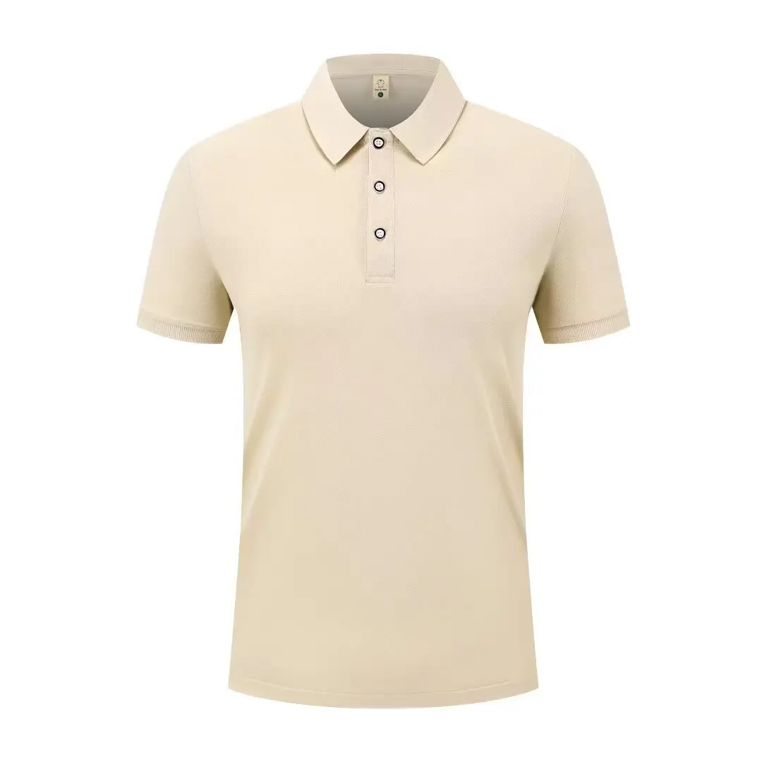 Zomer Casual Sport Sneldrogend Revers Korte mouwen POLO Shirt 23. Effen Kleur Shirt Fietsen Pak Fitness pak Voor Mannen S-4XL