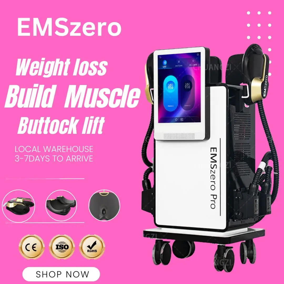 

EMS Sculpt EMSZERO NEO 6500W 200HZ Weight Loss body HI-EMT Stimulator for Electromagnetic Muscle Pelvic Equipment Salon Machine