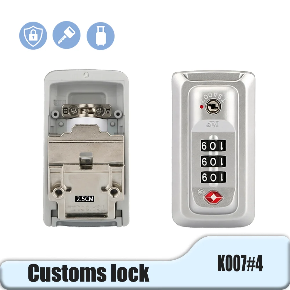 For K007 TSA Lock Metal Body – Die Cast Scratch Resistant Digit Combo Airport Approved Business Travel Lock