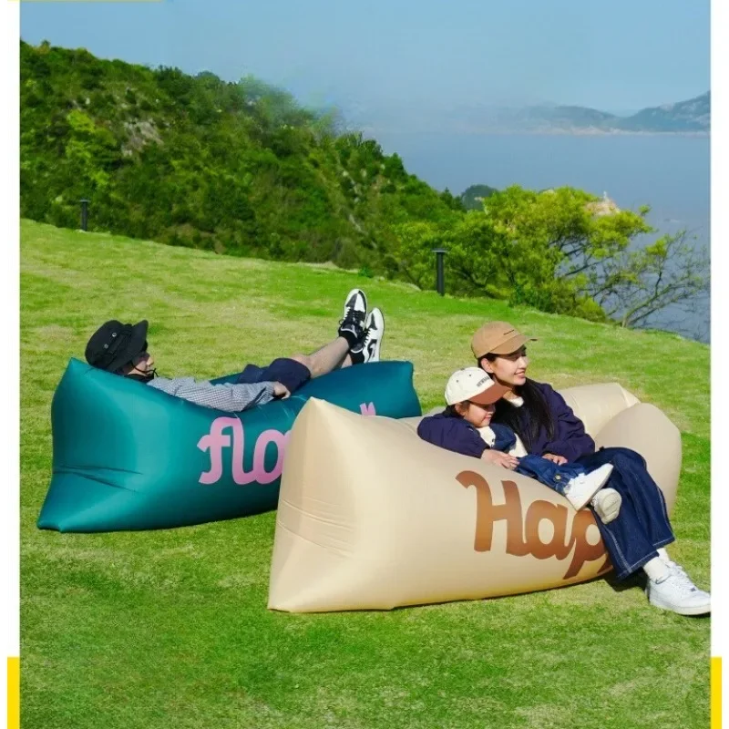 

Primitive Inflatable Sofa Outdoor Camping Lazy Air Single Portable Camping Music Festival Air Bed Sitting and Lying