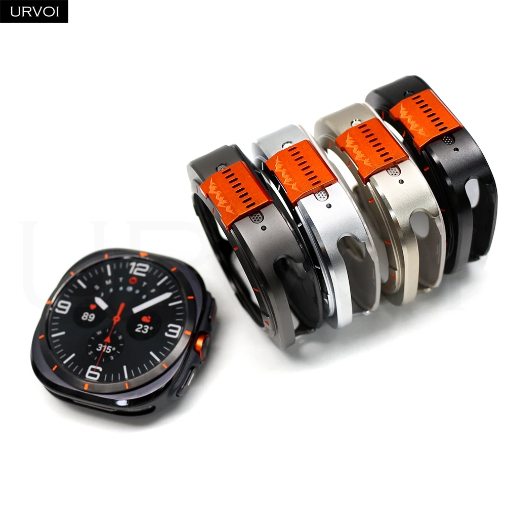 URVOI Metal Case for Galaxy Watch Ultra 2025 47mm Zinc Alloy Bumper  Precision Holes Durable Design Alpine Protector Anti Shock