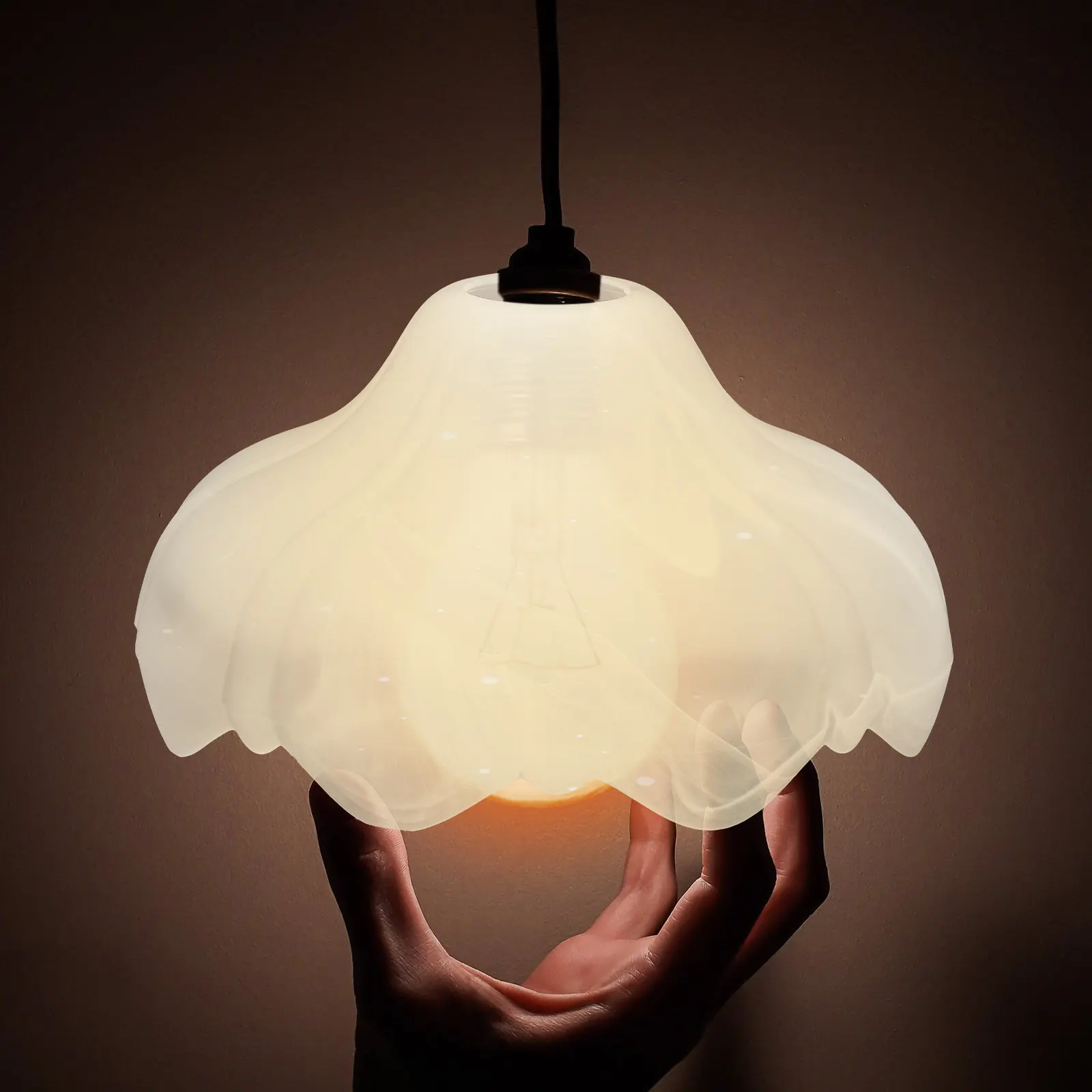 

Стеклянный плафон для потолочного светильника, декоративный аксессуар для домашнего освещения, элегантный чехол для светильника