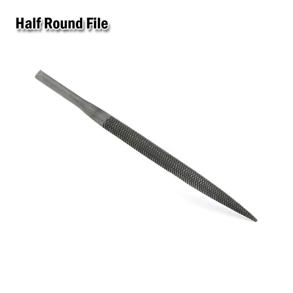 1pc 140mm Mini Needle File Pneumatic File Blades Flat Half Round Triangle Round File For Stone Glass Metal Carving Hand Tool