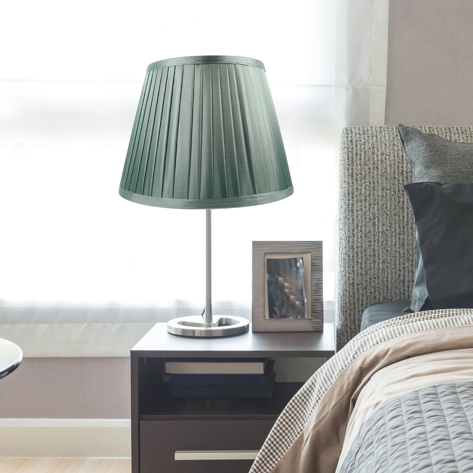 

Lamp Shade Desk Lamp Cover Decorative Modern Table Lampshade Lightweight Easy Installation for Bedroom Living Room Hotel