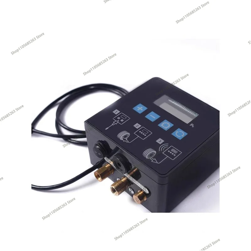 Wall-Mounted Fully Automatic Digital Tire Inflator, High Precision Air Pump